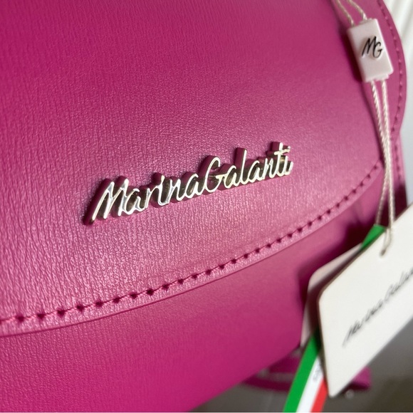 MARINA GALANTI Made In Italy Leather Mini Crossbody Bag - Picture 6 of 14